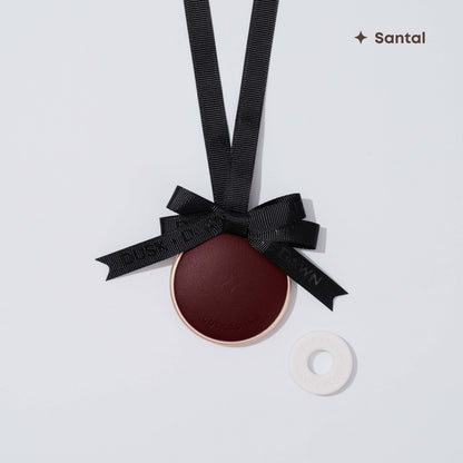 Eclipse Santal Car Diffuser, Burgundy Color